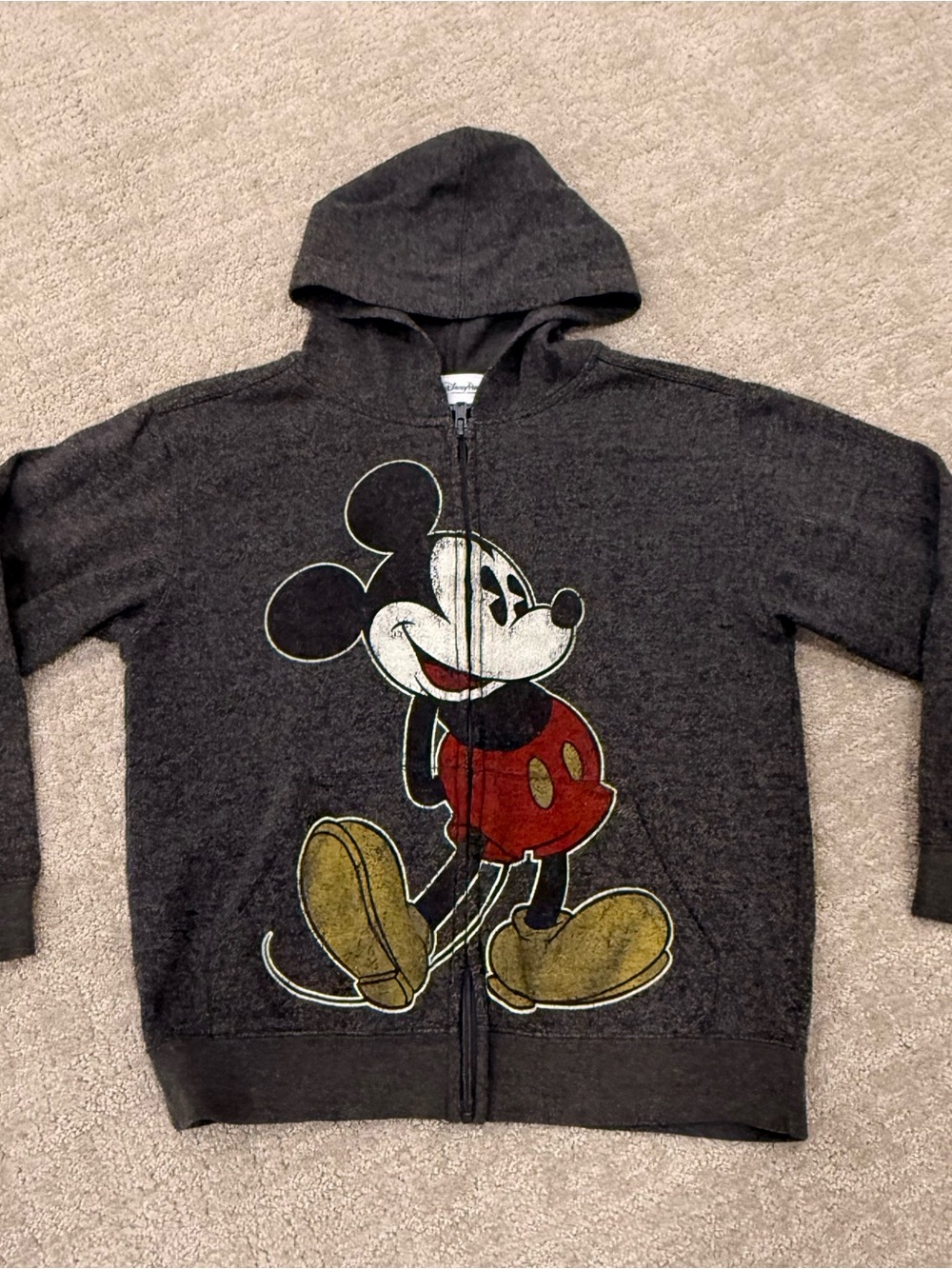Kids size Medium Disney authentic zipper hoodie